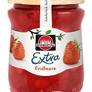 Schwartau Extra Erdbeere Konfitüre 6er Pack – Fruchtiger Genuss für Frühstück und Desserts!