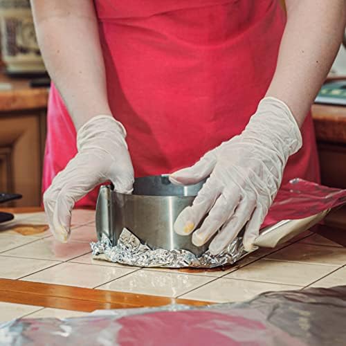 Verstellbarer Tortenring von – Edelstahl Backring 6-12 Zoll mit Skala & Clips, ideal für Kuchen und Desserts 8cm hoch