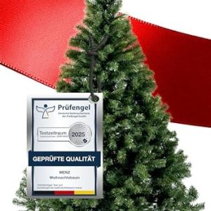 Menz Künstlicher Weihnachtsbaum 180 cm – Pflegeleicht & Festlich für 10 Jahre – Ideal für jedes Zuhause
