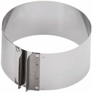 Kaiser Inspiration Tortenring 16,5 - 32 cm, flexibel einstellbar, extra hoher Rand, ideal für Backen